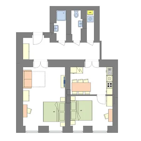 Apartmán Modern And Spacious In Center